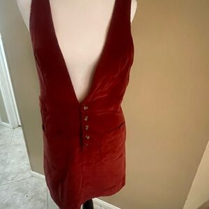 Gianni Bini rust corduroy Mini Dress